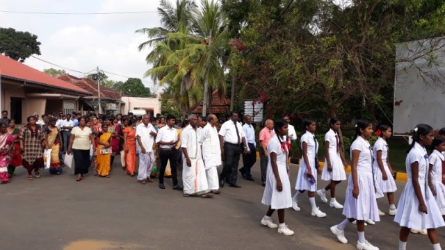 International Women's Day awareness walk with the theme of care for children - 08.03.2019